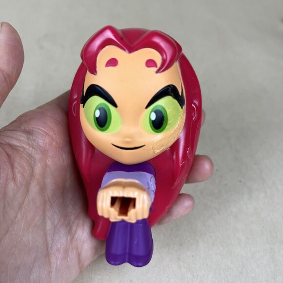 TEEN TITAN GO STARFIRE SHOOTER BEAST BOY 2019 MCDONALD HAPPY MEAL TOYS DC Comics - Picture 4 of 7